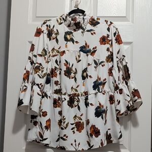 Floral Print Women's Top